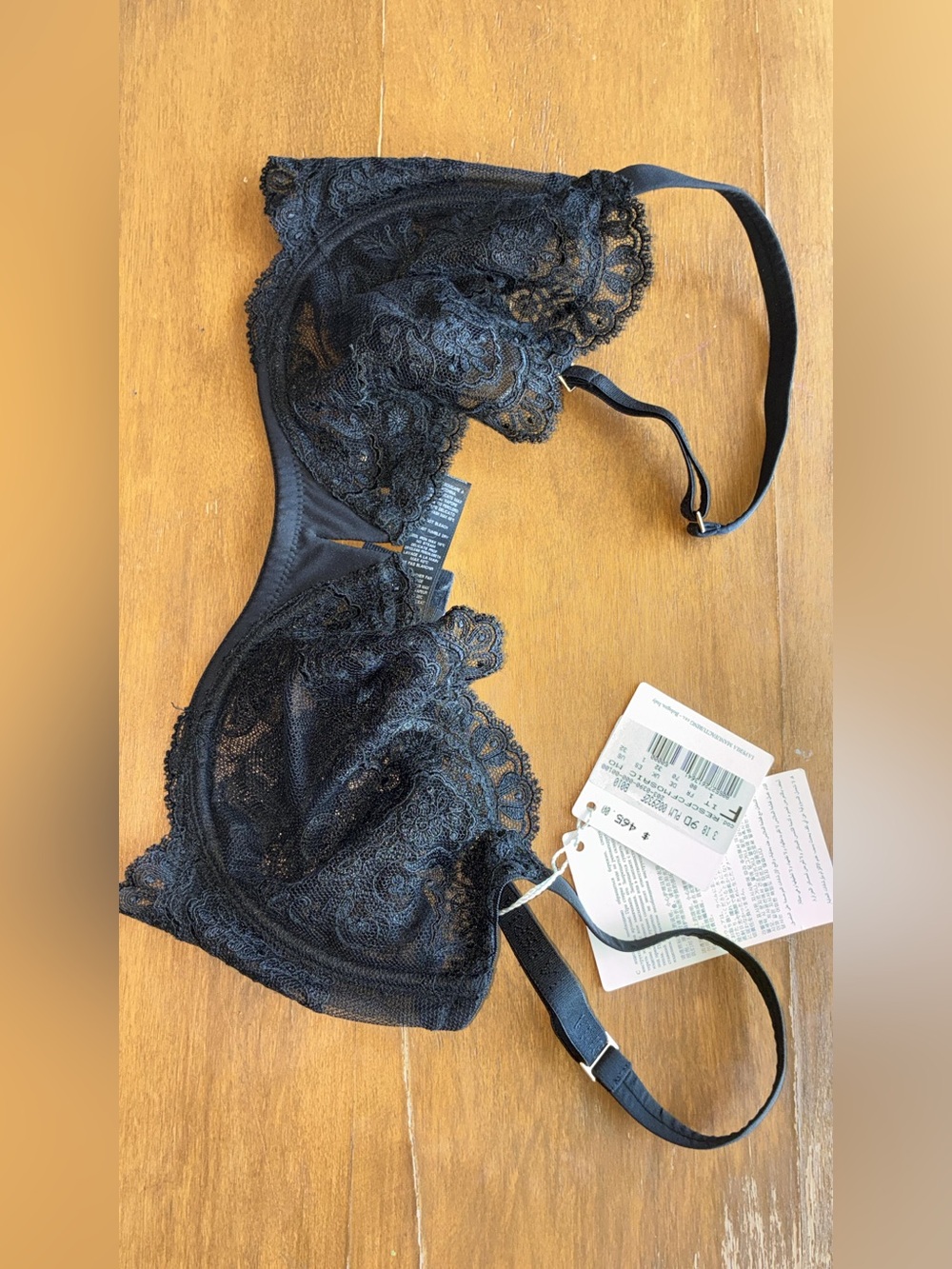 La Perla Black Lace Underwire Bra